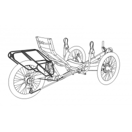 Porte-bagage pour tricycle - Azub