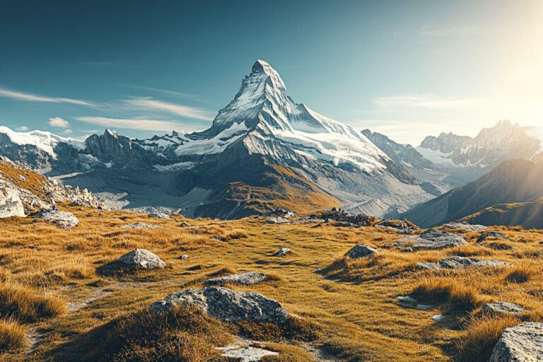 Top 10 des plus hauts sommets des Alpes en Europe : Mont Blanc, Cervin