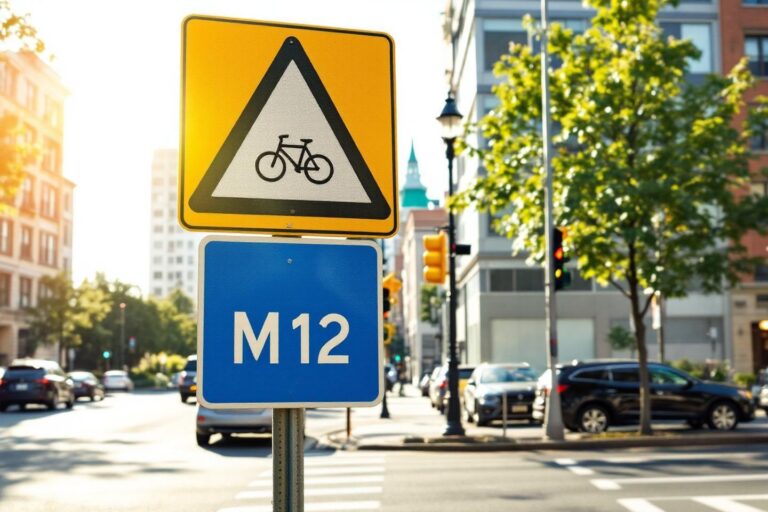 Panneau M12 : réglementation du cédez-le-passage pour cyclistes