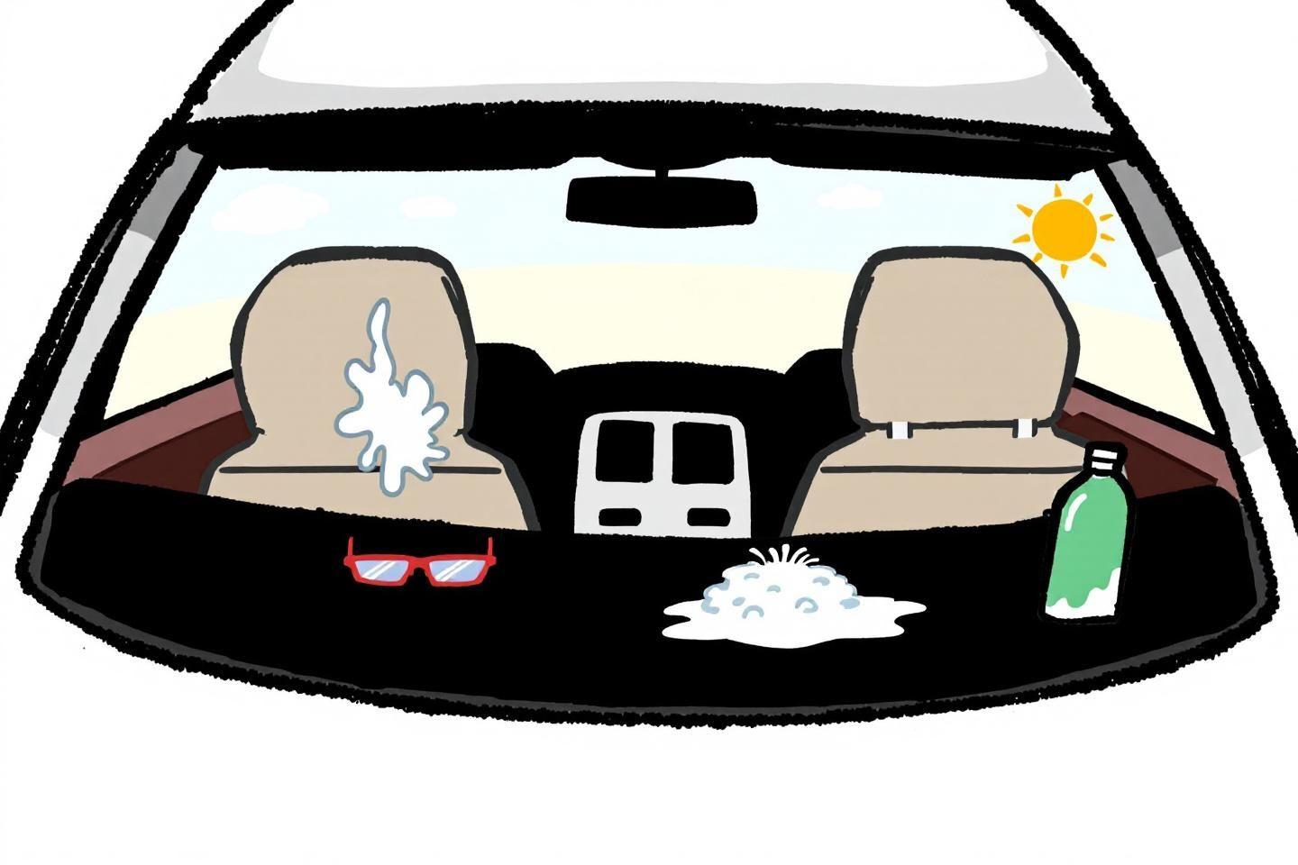 Objets à ne jamais laisser dans votre voiture en été