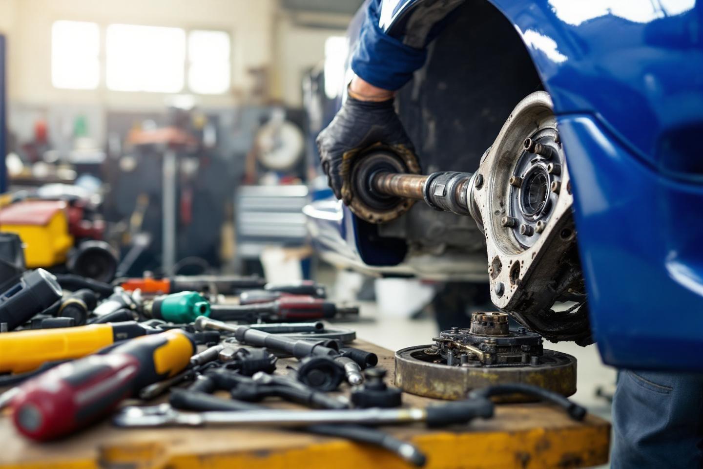 Réparer le train arrière d'une Peugeot 206 : guide complet