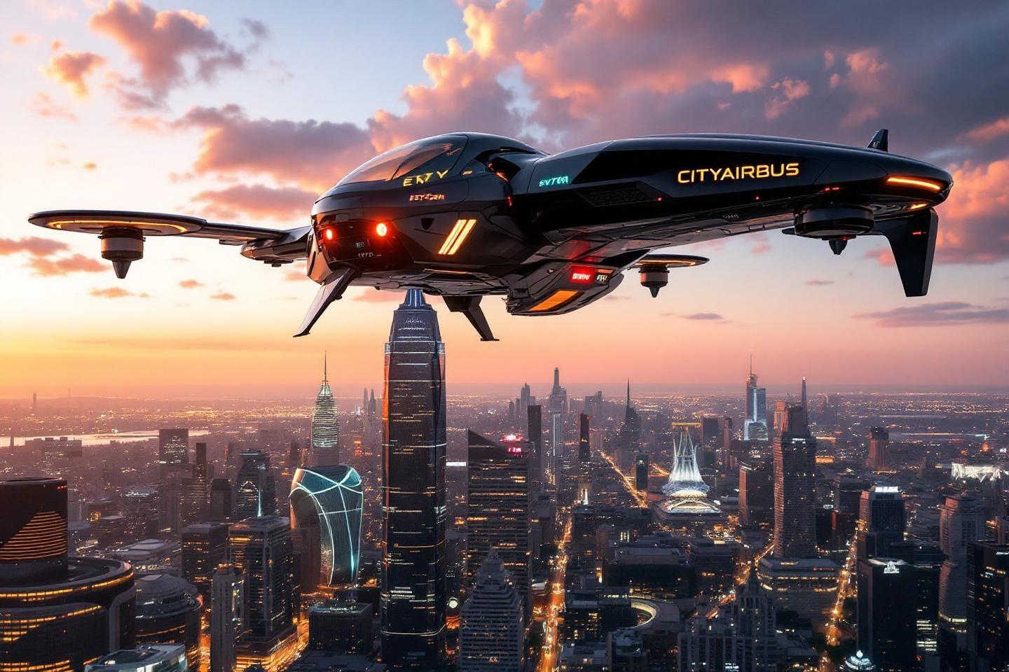 Voiture volante : Airbus et le projet CityAirbus NextGen eVTOL