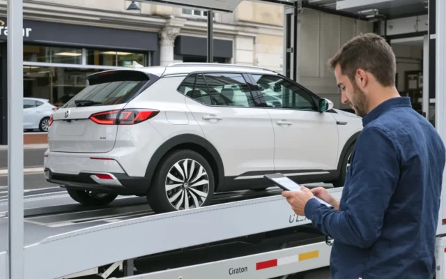 Livraison d'une voiture neuve achetée via un mandataire automobile